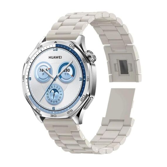 Cinturino per orologio con fibbia magnetica Candy Three Beads per Samsung Galaxy Watch 7 40mm / 44mm (colore Starlight)