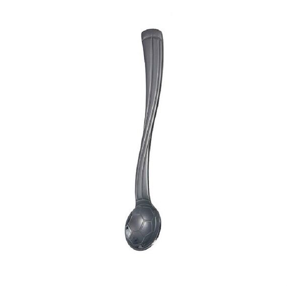 Cucchiaino da gelato in acciaio inossidabile creativo, cucchiaio da caffè, colore: nero