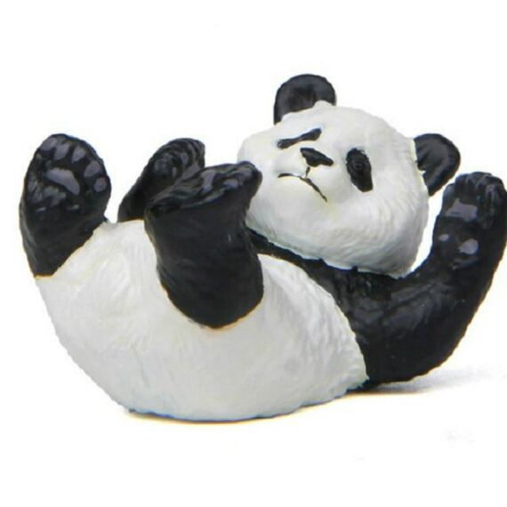 Panda Life Ornamenti per bambole con paesaggi al forno micro-paesaggio multiforme (Panda sdraiato)