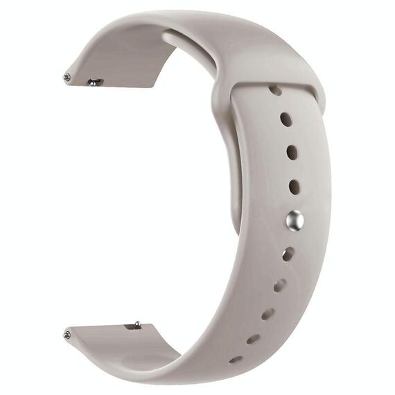 Cinturino per orologio in silicone Pure Color xDfind da 20 mm (grigio)
