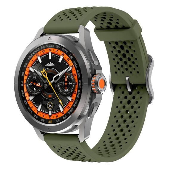 Cinturino in silicone xDfind da 22 mm (verde militare)