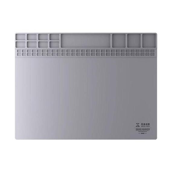 Mega-Idea B440 Tappetino isolante in silicone resistente al calore per scrivania