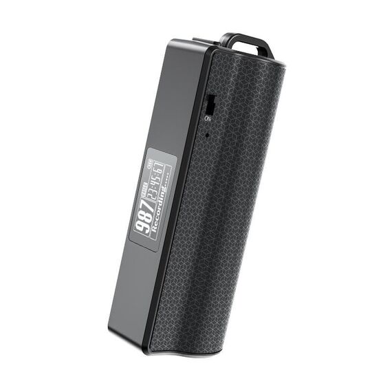 Penna di registrazione vocale con riduzione magnetica del rumore e display OLED JNN Q70P, supporto per controllo APP, memoria: 64 GB (nero)