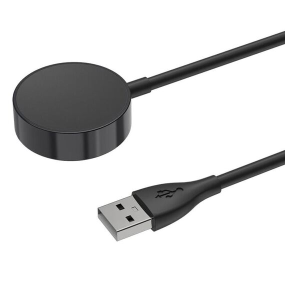 Cavo di ricarica magnetico in lega di alluminio xDfind per Samsung Galaxy Watch 7/6/5, porta: USB-A (nero)
