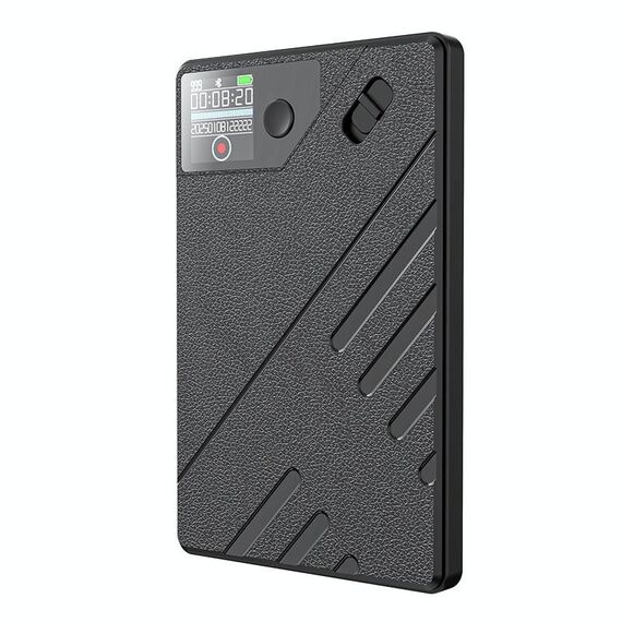 JNN A5 Registratore magnetico intelligente con display OLED e intelligenza artificiale, supporto controllo APP, memoria: 128 GB (nero)
