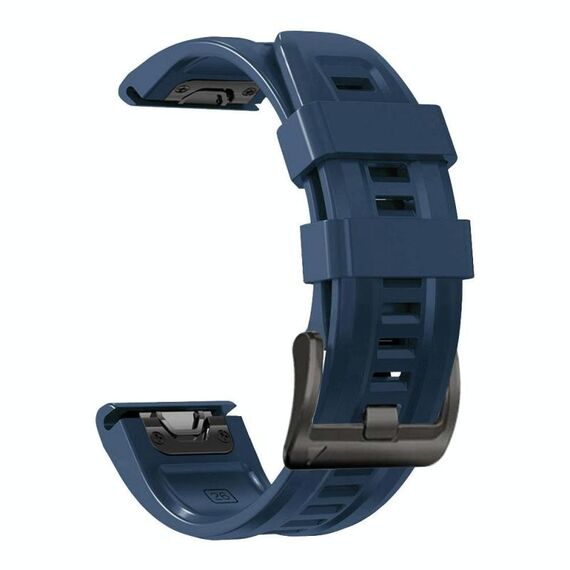 For Gamin 26mm xDfind Silicone Sport Pure Color Watch Band(Dark Blue)