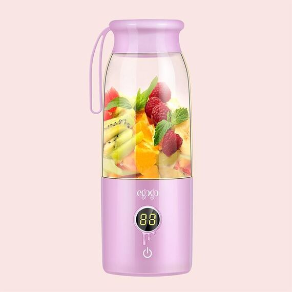 Vitamer USB Mini portatile spremiagrumi frullatore succo di limone spremiagrumi alesatori bottiglia (rosa)