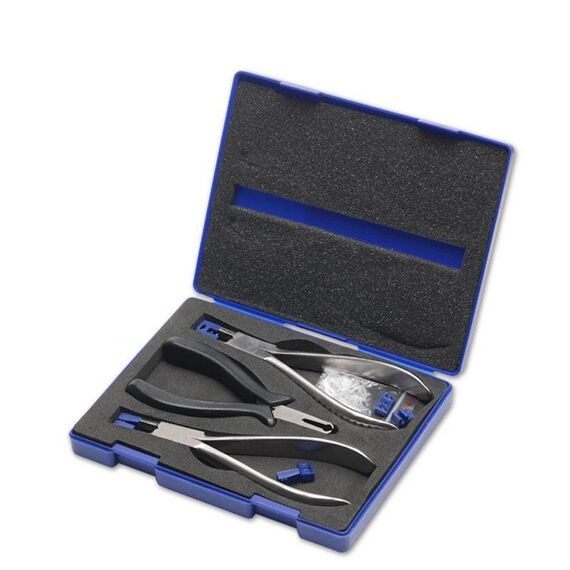 Set di pinze per occhiali professionali in acciaio inossidabile Set di smontaggio senza montatura Kit di strumenti ottici per la riparazione di montature per occhiali