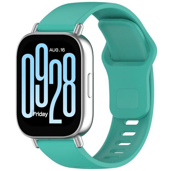 Cinturino in silicone con fibbia inversa tinta unita per Redmi Watch 5 Active / Watch 5 Lite xDfind (verde menta)