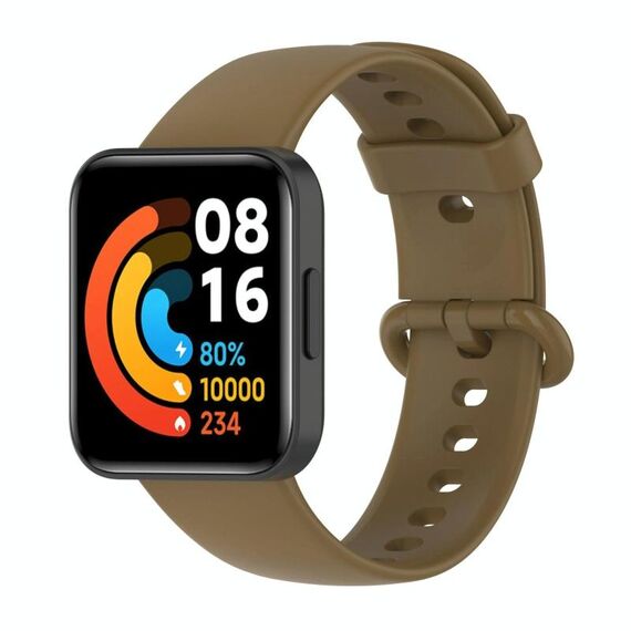 Cinturino integrato in silicone tinta unita xDfind per Redmi Watch 2 (verde)