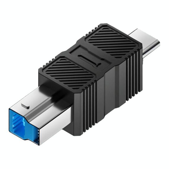 Adattatore USB-B 3.0 per stampante/disco rigido mobile/computer, modello: USB-B maschio a tipo C maschio