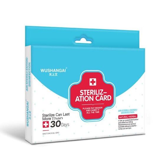 Scheda di sterilizzazione ad aria Scheda protettiva portatile VB antibatterica per la rimozione degli acari Virus anti-influenzale per bambini