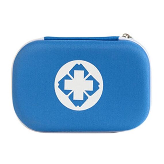 43 in 1 EVA Portable Car Home Outdoor Emergency Supplies Kit Survival Rescue Box (blu)