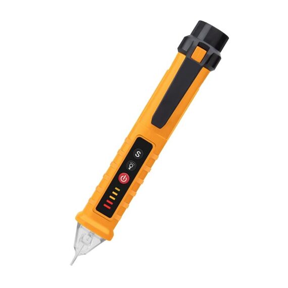 Penna elettrica intelligente senza contatto ANENG Penna elettrica con allarme acustico e luminoso a induzione domestica (gialla)