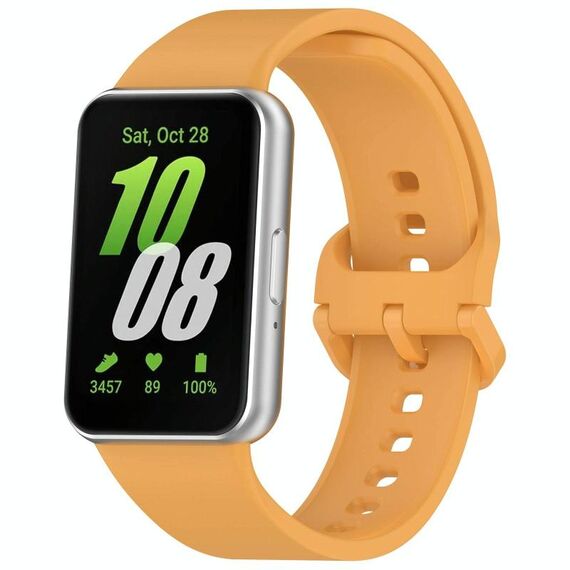 Cinturino per orologio in silicone con fibbia colorata xDfind per Samsung Galaxy Fit 4/3 (giallo)