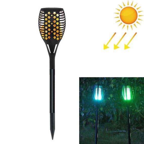 RGB LED alimentata solare della fiamma della stella della luce esterna impermeabile IP65 della lampada del giardino di paesaggio