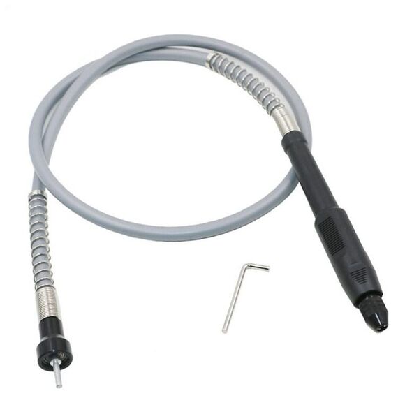 Cacciavite elettrico Albero flessibile multifunzionale Torque Trapano elettrico Asta di collegamento Albero flessibile con mandrino, Dimensioni: albero 3,2 mm, Stile: Manico in plastica nera