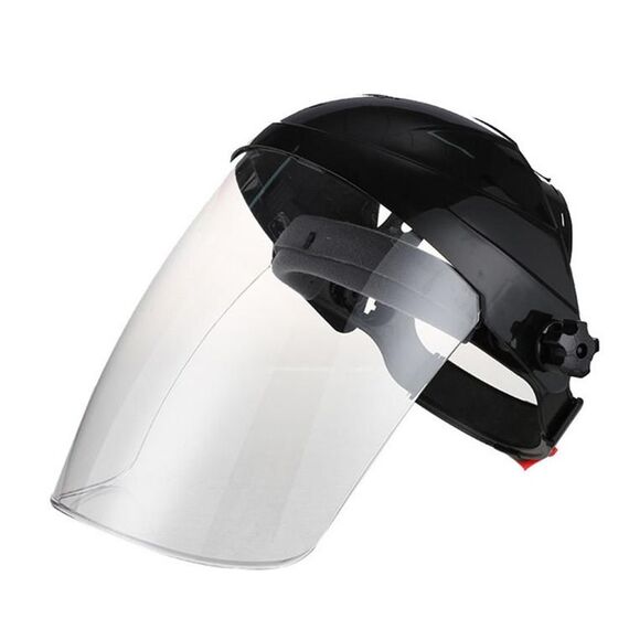 Maschera per saldatura elettrica montata sulla testa per proteggere il cappuccio di saldatura del saldatore a raggi ultravioletti