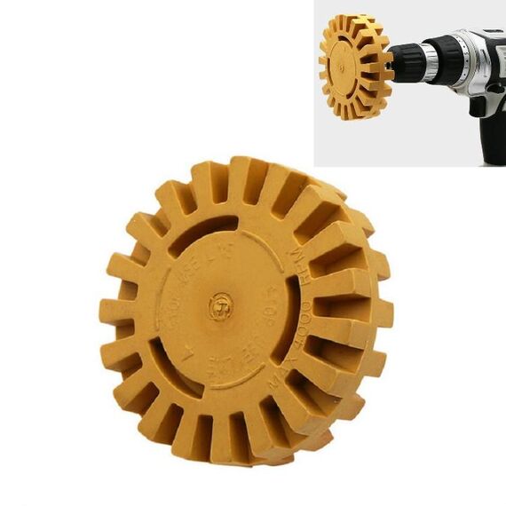 Ruota pneumatica per la rimozione della gomma Ruota per lucidatura in gomma Ruota per lucidatura di pneumatici per auto, specifica: 26 mm (sezione spessa)
