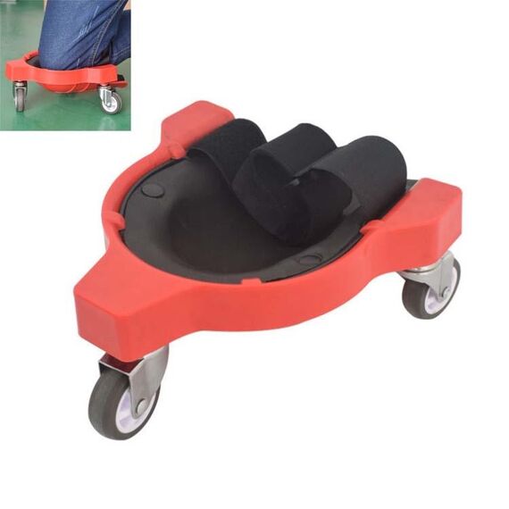 Ginocchiera scorrevole multifunzionale Cuscinetto inginocchiatoio per carpenteria mobile con ruota universale salva-lavoro
