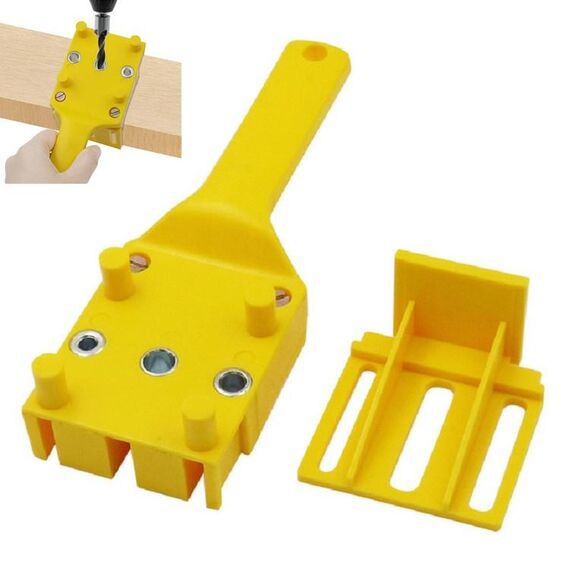 Utensili per la lavorazione del legno del posizionatore di punzonatura a foro dritto (giallo)