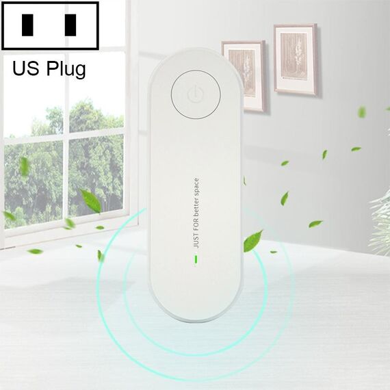 Mini purificatore d'aria anionico Fumo PM2.5 Rimuovi purificatore d'aria da cucina, tipo di spina: spina americana (bianca)
