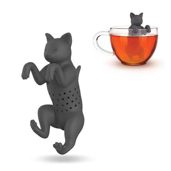 Perdita di tè in silicone per gattini (grigio)