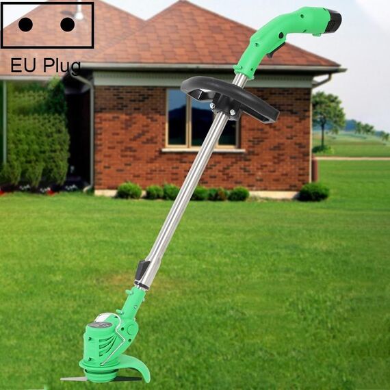 12V 2000mAh casa portatile ricaricabile per prato elettrico per prato elettrico Weeder, tipo Plug: spina EU (verde)
