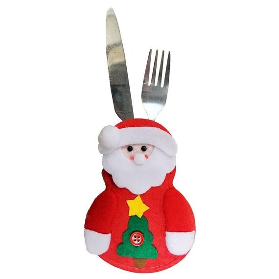 12 pezzi Decorazione natalizia per coltello da neve e tavolo da pranzo creativo da pranzo Creative Casa, Specifica: Old Man
