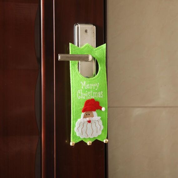 Decorazioni natalizie per negozi Ornamenti pendenti sull'architrave della porta Decorazione natalizia per cartoni animati da appendere alla porta (Senior)