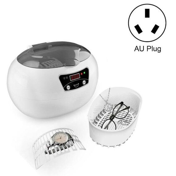 35W 600ml Mini Ultrasonic Cleaner Occhiali Gioielli Detergente ad ultrasuoni domestico, Tipo di spina: 220V UK Plug