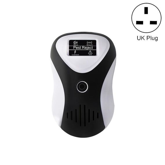 DC-9017A Repellente per topi ad ultrasuoni Repellente per insetti silenzioso a risparmio energetico Repellente per zanzare e repellente per insetti multifunzionale (spina UK)
