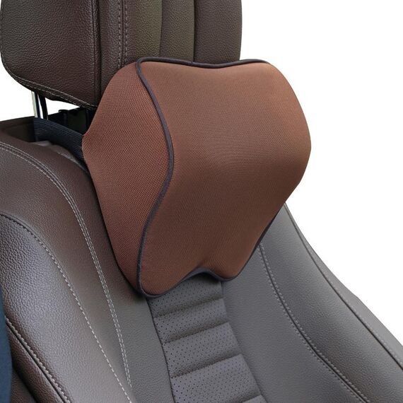 Cuscino poggiatesta per auto Cuscino per collo Cuscino per auto Memory Foam Cuscino cervicale Forniture interne (marrone chiaro)