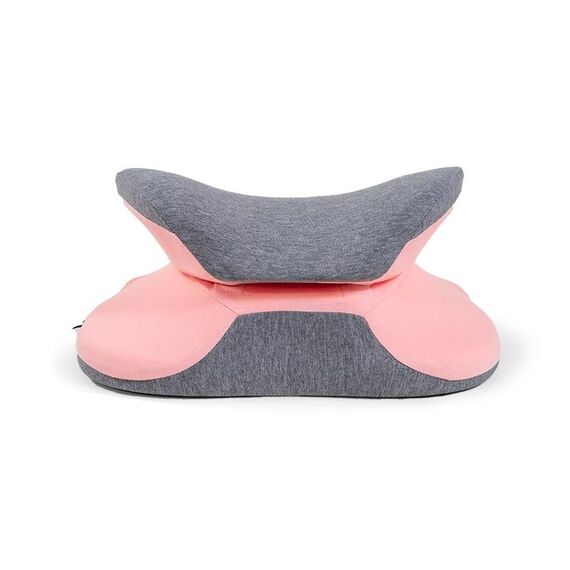 BEWALKER Cuscino per pisolino portatile multifunzionale per studenti Supporto per la vita Cuscino per pisolino pieghevole in memory foam, Dimensioni: 38x20x15cm (rosa)