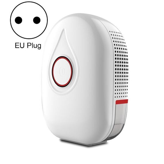 GZ-1901 Mini deumidificatore semiconduttore per uso domestico Piccolo deumidificatore Deumidificatore per camera da letto Assorbitore di umidità, Specifiche del prodotto: Spina UE (Charm Red)