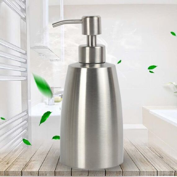 SH101 304 Acciaio inossidabile Acciaio inox Lavaggio Liquido Bottiglia liquido Mano Sanitizer Bottle Distributore di sapone manuale