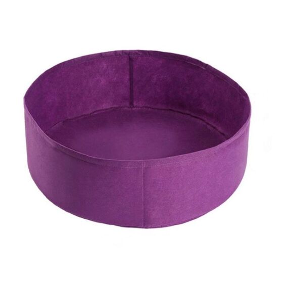 90x30 cm 190l feltro piantando barilotto al coperto esterna rotondo sacchetto della pianta non tessuto sacchetto della piantina (viola)