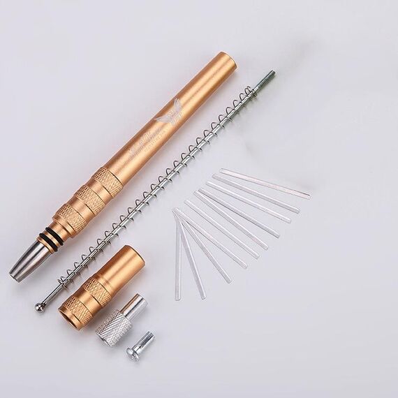 MM VWAN MAGGIO MAGGERDREDREDRE SALEBROW TRIMING TRIFFING PENNA PENNA PENNA IN ACCIAIO INOSSIDABILE RAZOR (GOLDEN)