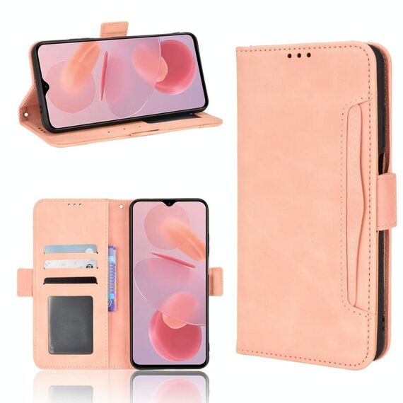 Per Ulefone Nota 12p Skin Feel Pattern di vitello Cassa del telefono in pelle (rosa)