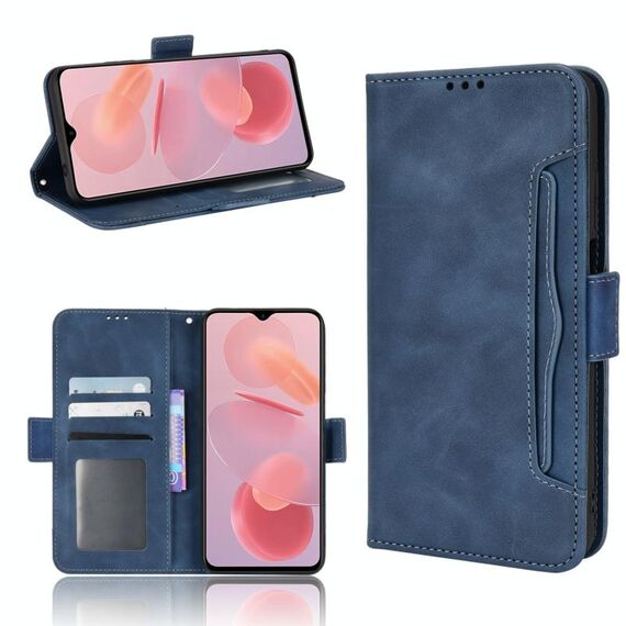 Per Ulefone Nota 12P Skin Feel Case del cellulare del modello del vitello (blu)