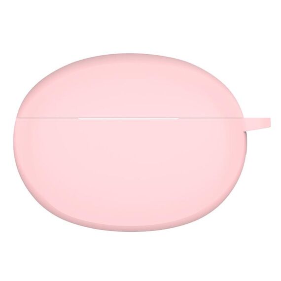 Custodia protettiva per auricolari in silicone a colori solido per OPPO ENCO X2 (rosa)