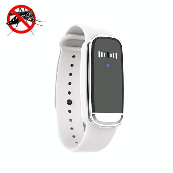 Bracciale repellente per zanzara ad ultrasuoni M70 esterna zanzare repellente (bianco)