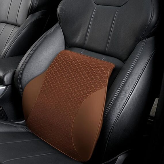 Cuscino lombare per auto in memory foam traspirante Four Seasons (caffè)