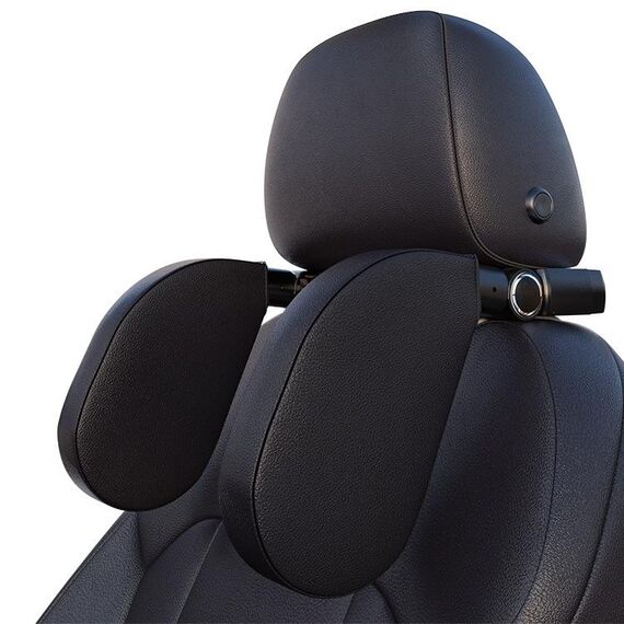 A05 Auto regolabile Auto Auto a forma di Memory Schiuma Collo Pest Cuscino Cuscino Sedile con Hook & Mobile Phone Holder (Nero)