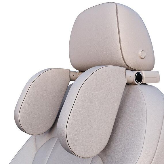 A05 Auto regolabile Auto Auto a forma di Memory Schiuma Schiuma Collo cuscino cuscino con cuscino con gancio e supporto per telefoni cellulari (grigio)