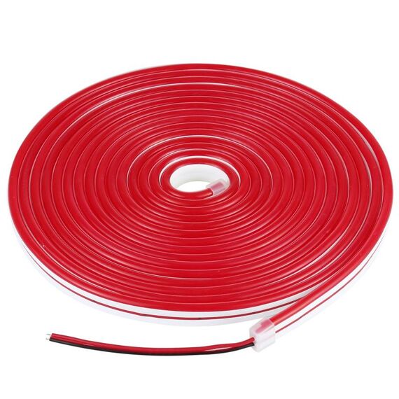 CJ-1206 12V 6A 5M IP65 Silicone impermeabile al neon LED Strip Light (rosso)