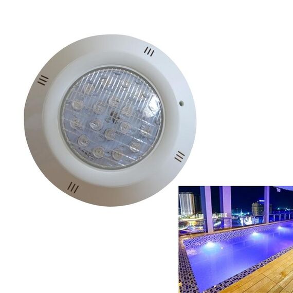 Lampada da parete in ABS per piscina Luce subacquea a LED, potenza: 6W (blu)