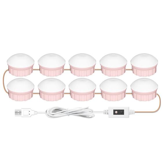 Lampada da trucco a LED Specchio Bellezza Bellezza Fill Light Hand Sweep Sensation Lampada, alimentazione Fonte: 10 Lampadine