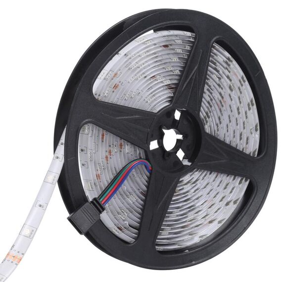 LED 5m 150 LED SMD 5050 IP65 Bluetooth Bluetooth Bluetooth RGB Strip con telecomando a 24 tasti, spina UE