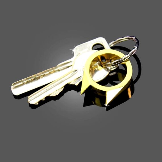 Anello di sopravvivenza in acciaio inox per autodifesa per donna/uomo argento TBD051632201C 6922422356516